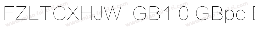 FZLTCXHJW  GB1 0 GBpc EUC H字体转换